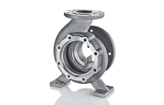 Titanium pump body and pump casing