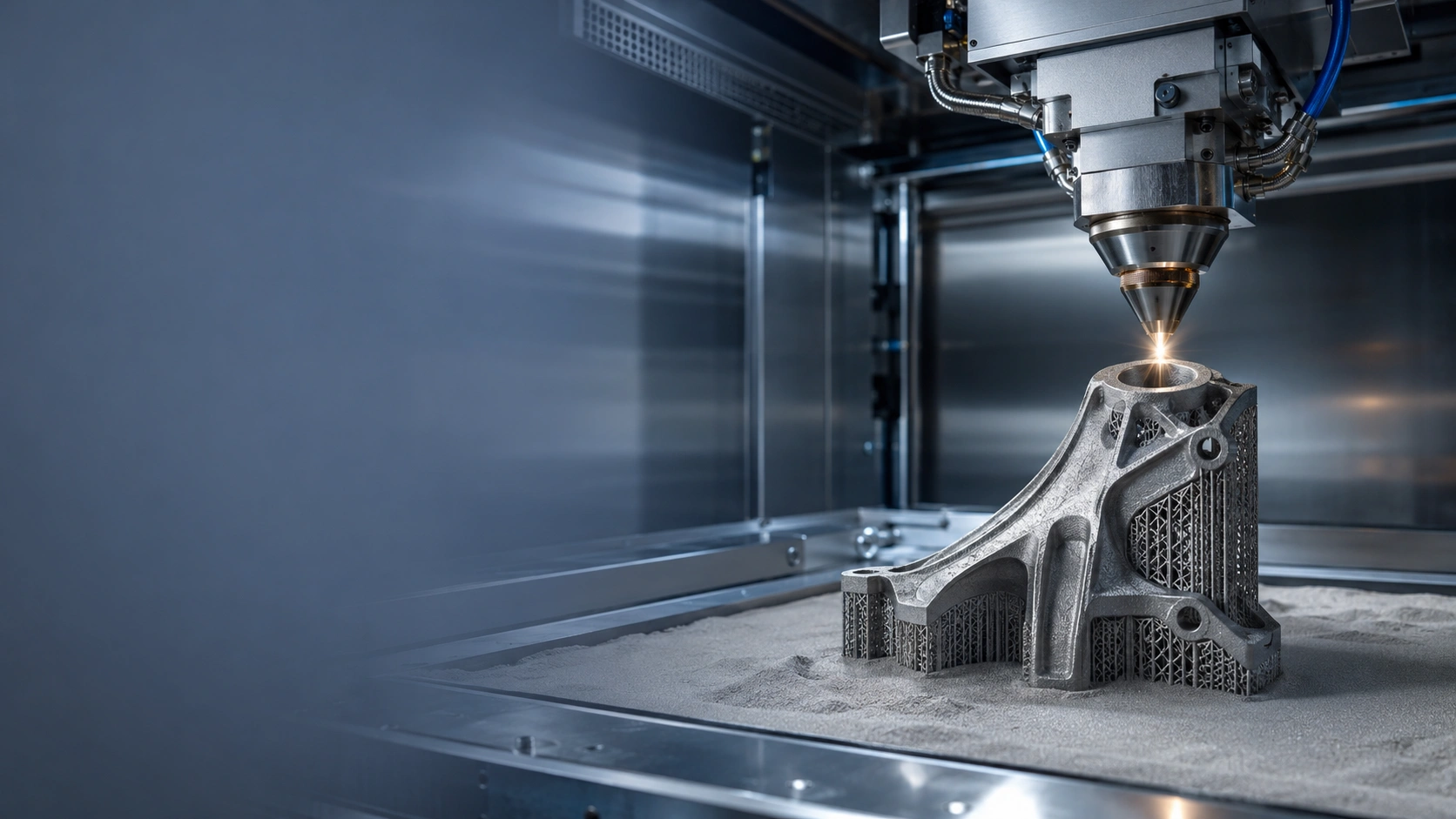 Metal additive manufacturing of complex Inconel and titanium components for aerospace, energy and industrial applications