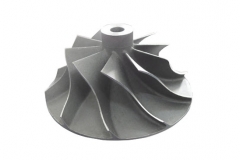 Titanium Casting Titanium Compressor Impeller Sand Blasting