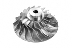 Titanium Impeller 5-Axis CNC Machining Titanium Impeller Titanium Marine Impeller