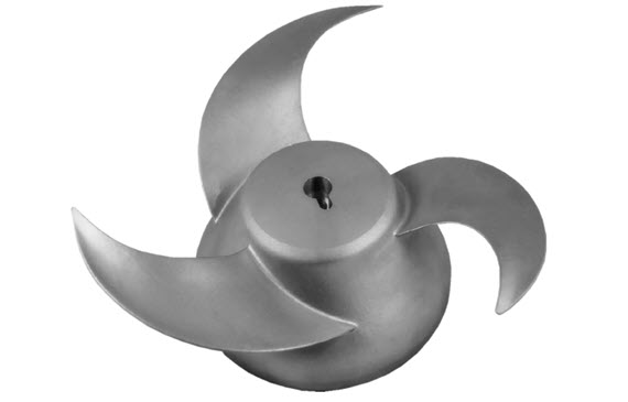 Super Duplex Stainless Steel Propeller for machinery industry