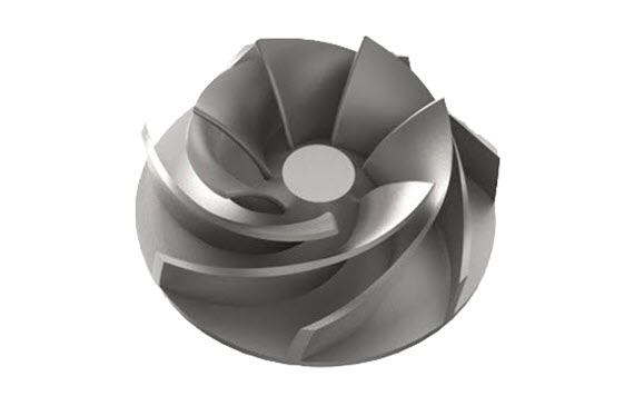 Titanium Casting Titanium Pump Impeller