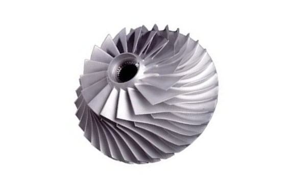 Titanium Casting Titanium Turbine Impeller Sand Blasting